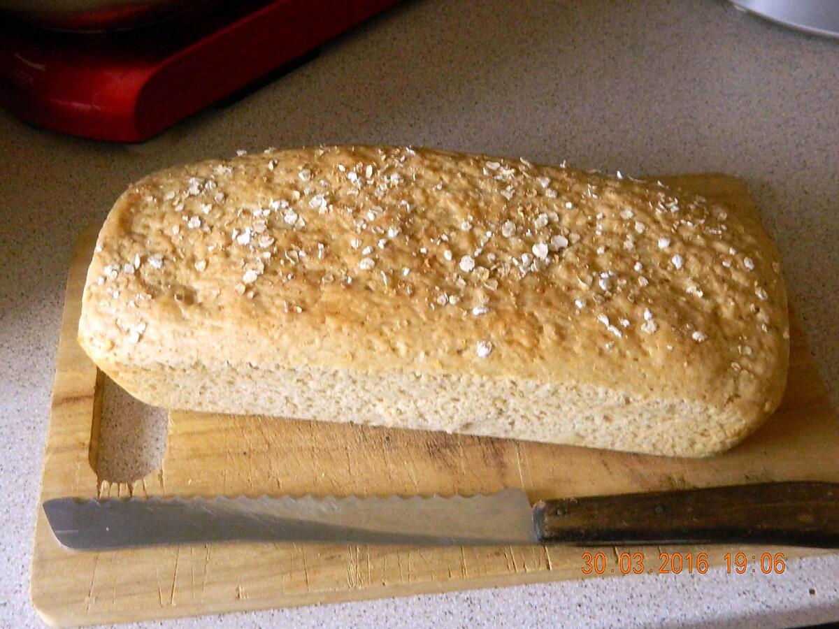 recette Pain aux flocons d'avoine et miel