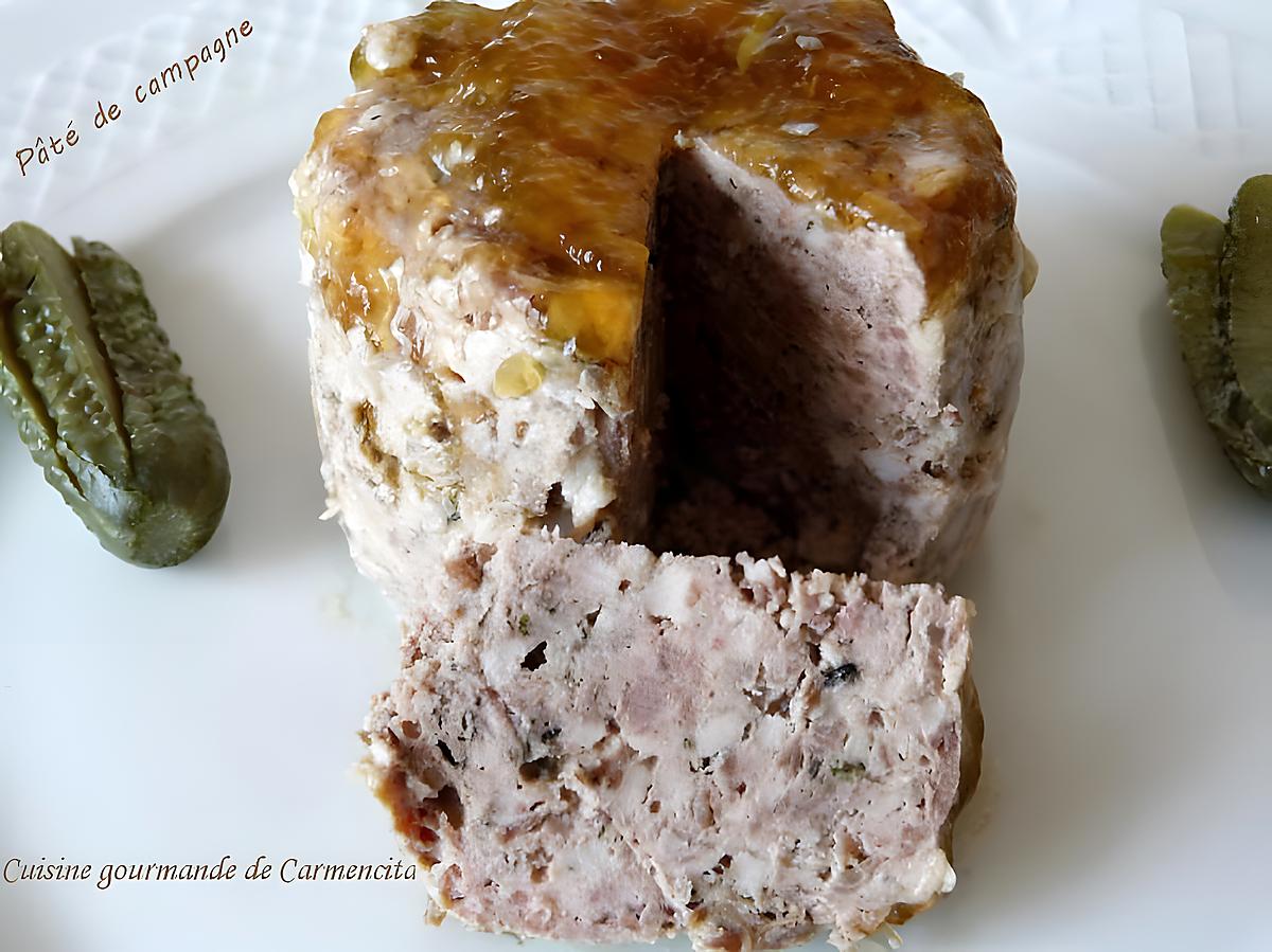 recette Paté de campagne en conserve