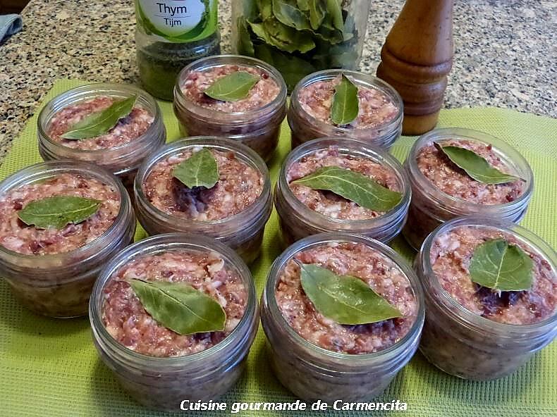 recette Paté de campagne en conserve