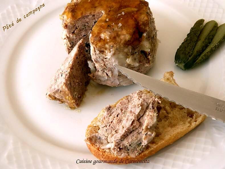 recette Paté de campagne en conserve