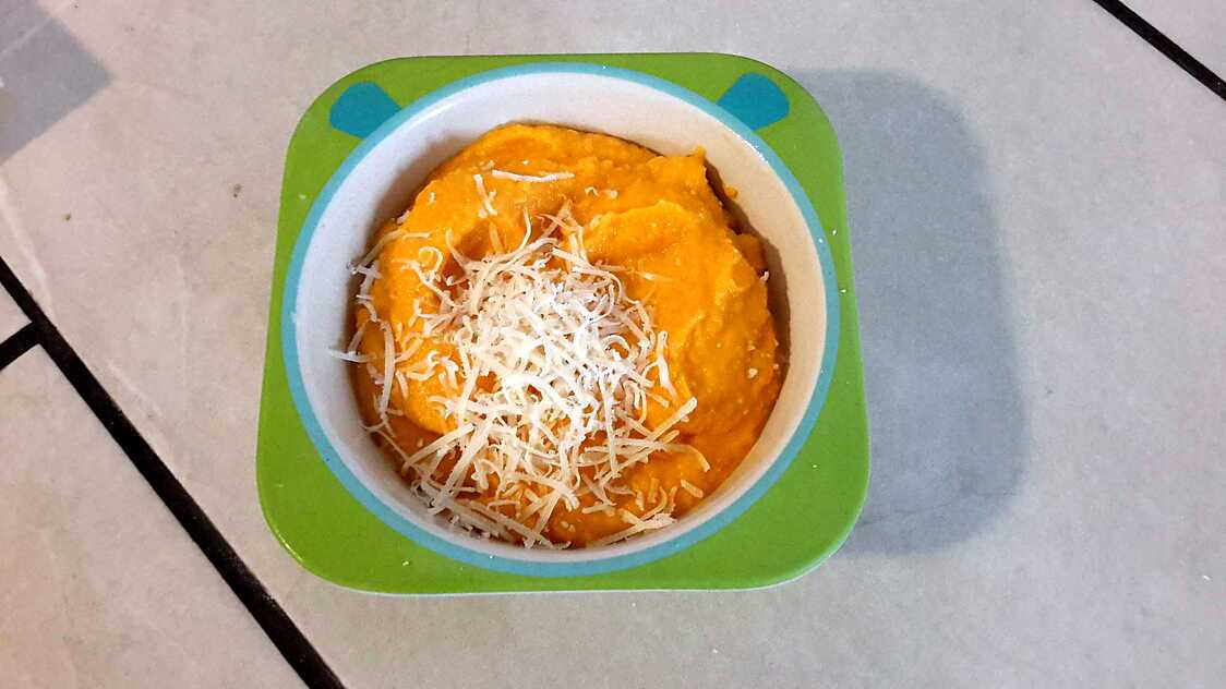 Recette de Purée de patate douce,carotte et parmesan au Companion