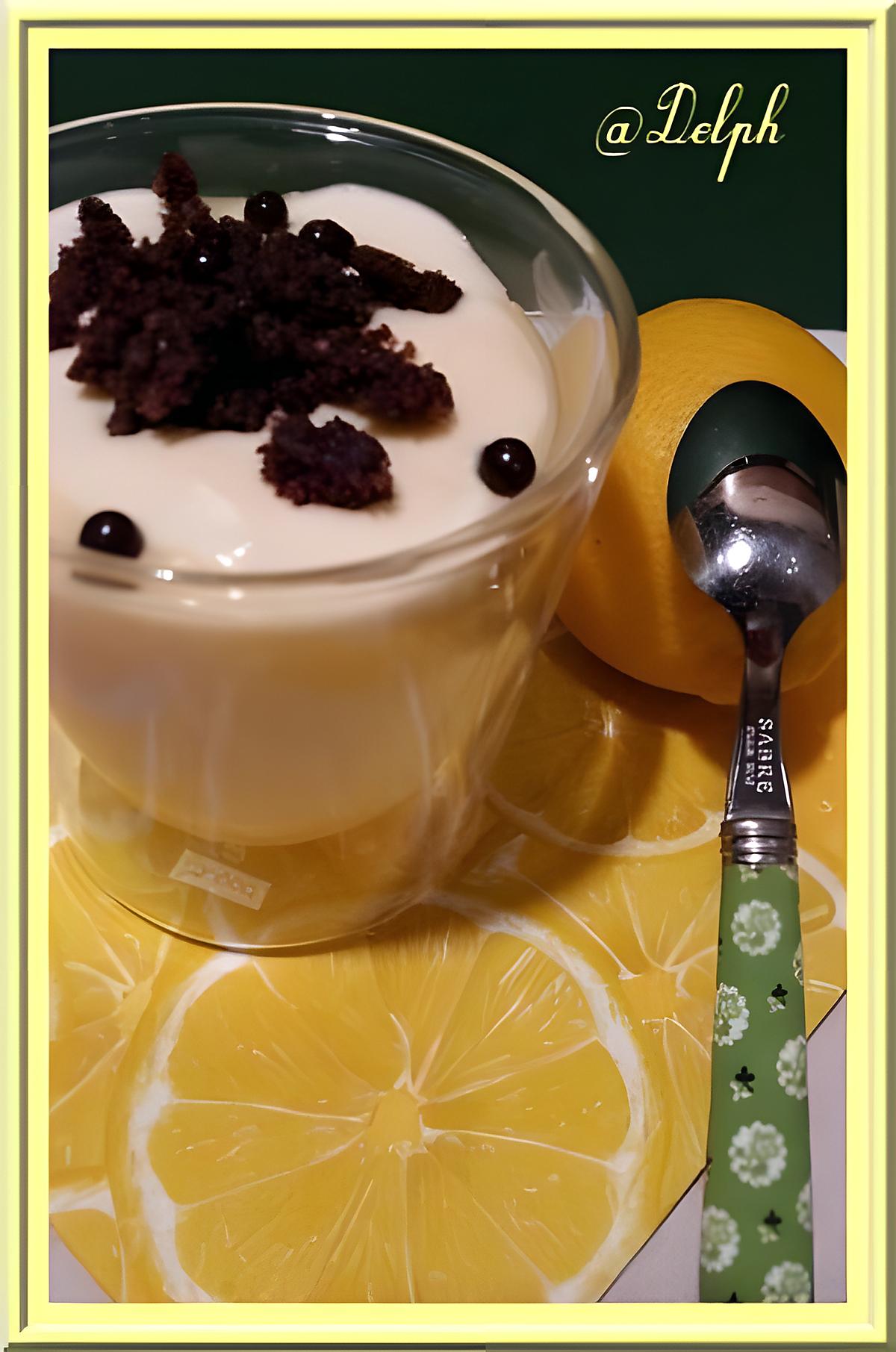 recette Crème de citron et mascarpone léger