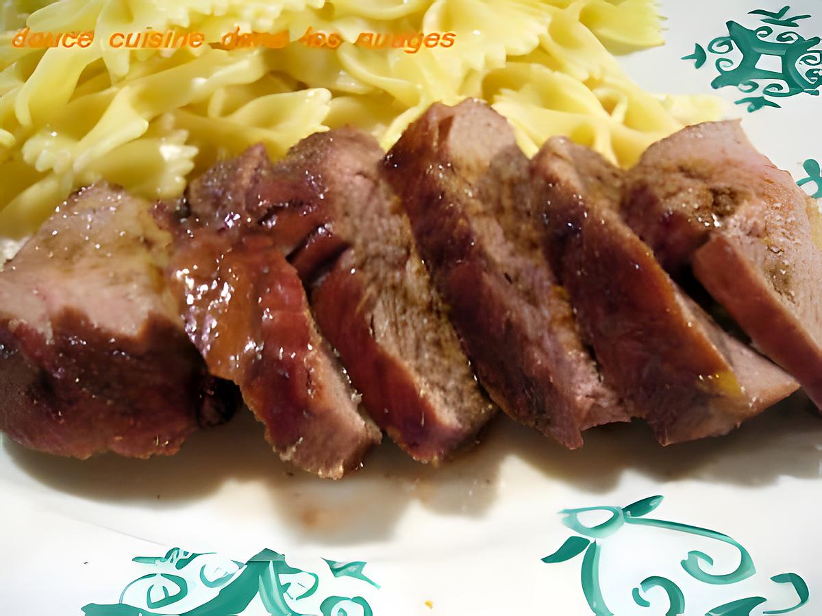 recette Magrets de canard au sirop de liege