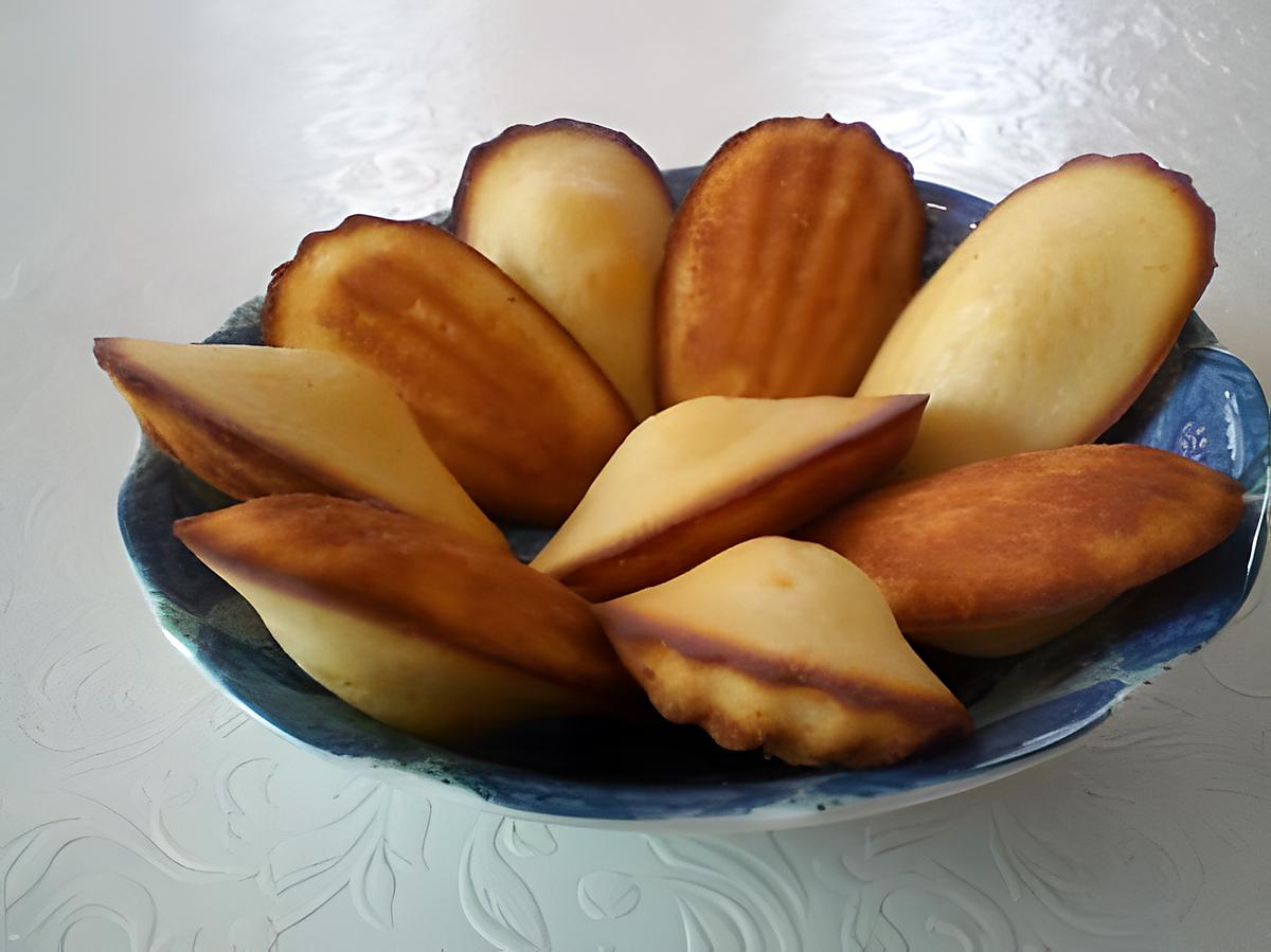 recette Madeleines a l'orange confite