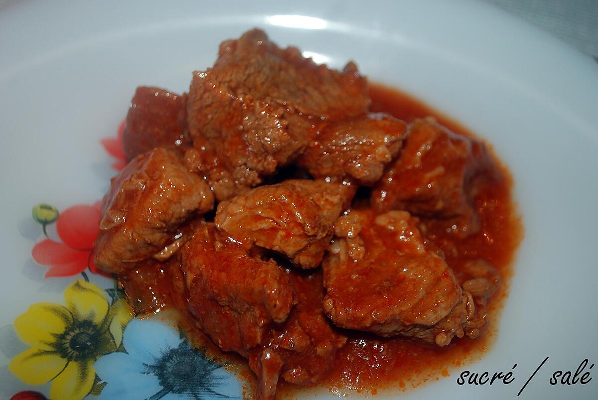 recette Boeuf à la tomate