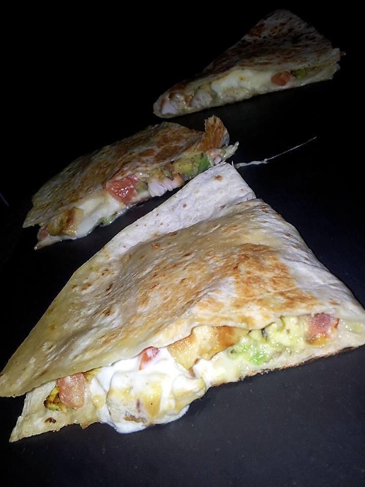 recette Quesadillas au poulet-mozzarella et guacamole