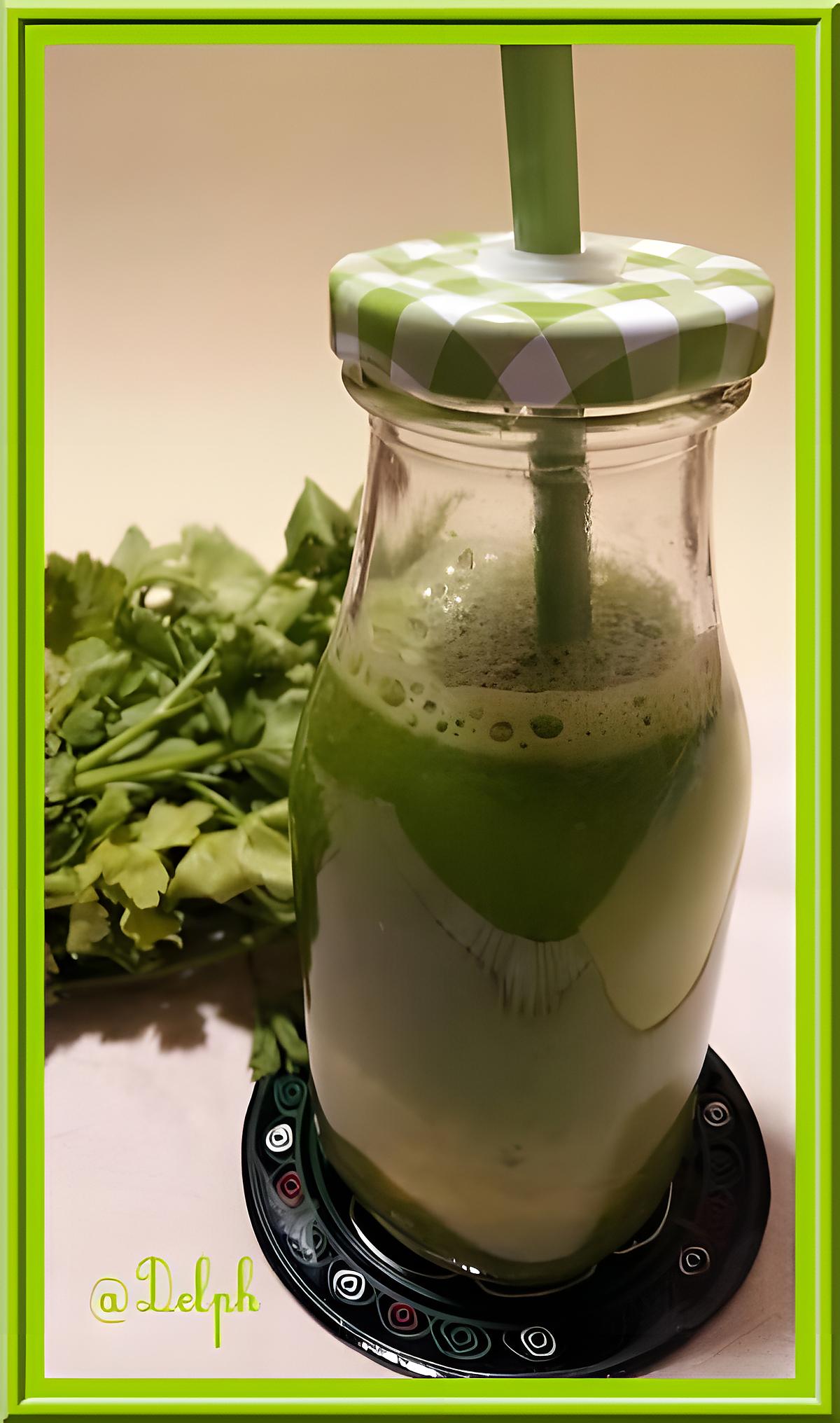 recette Jus de persil et concombre