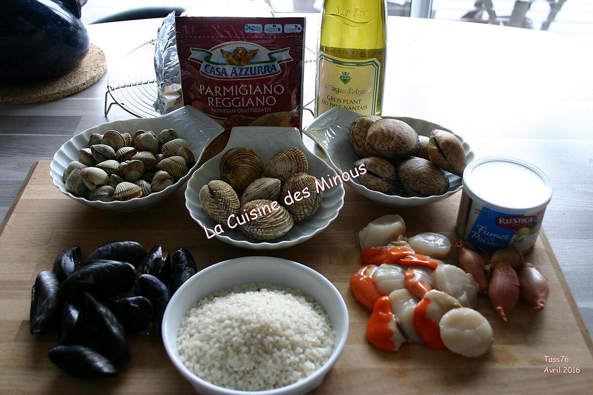 recette Risotto aux fruits de mer