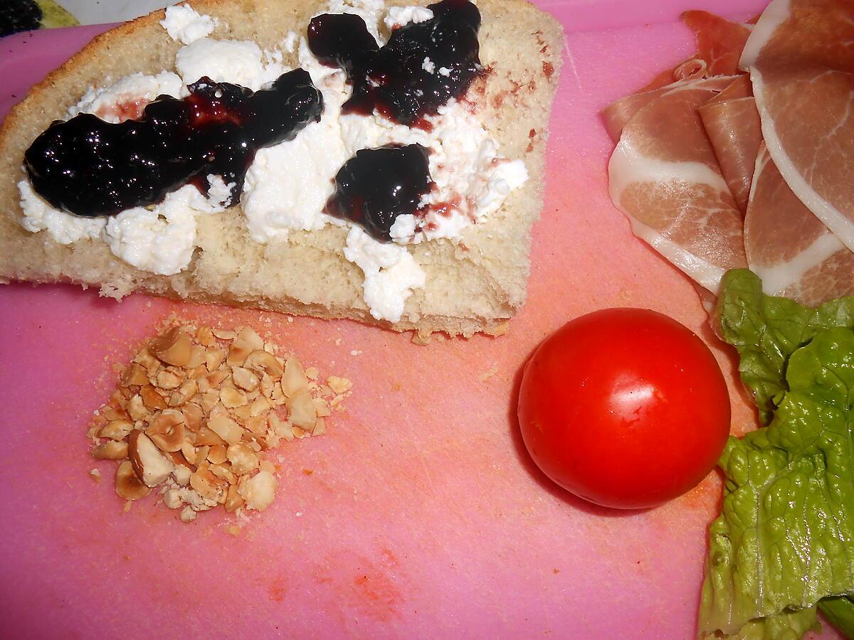 recette UN PETIT SANDWICH "CORSE"