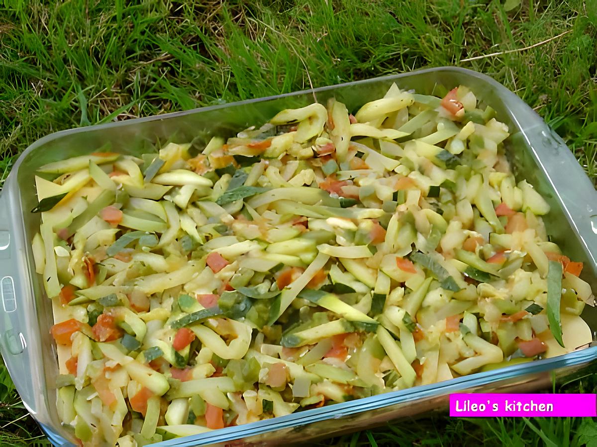 recette Lasagnes aux courgettes