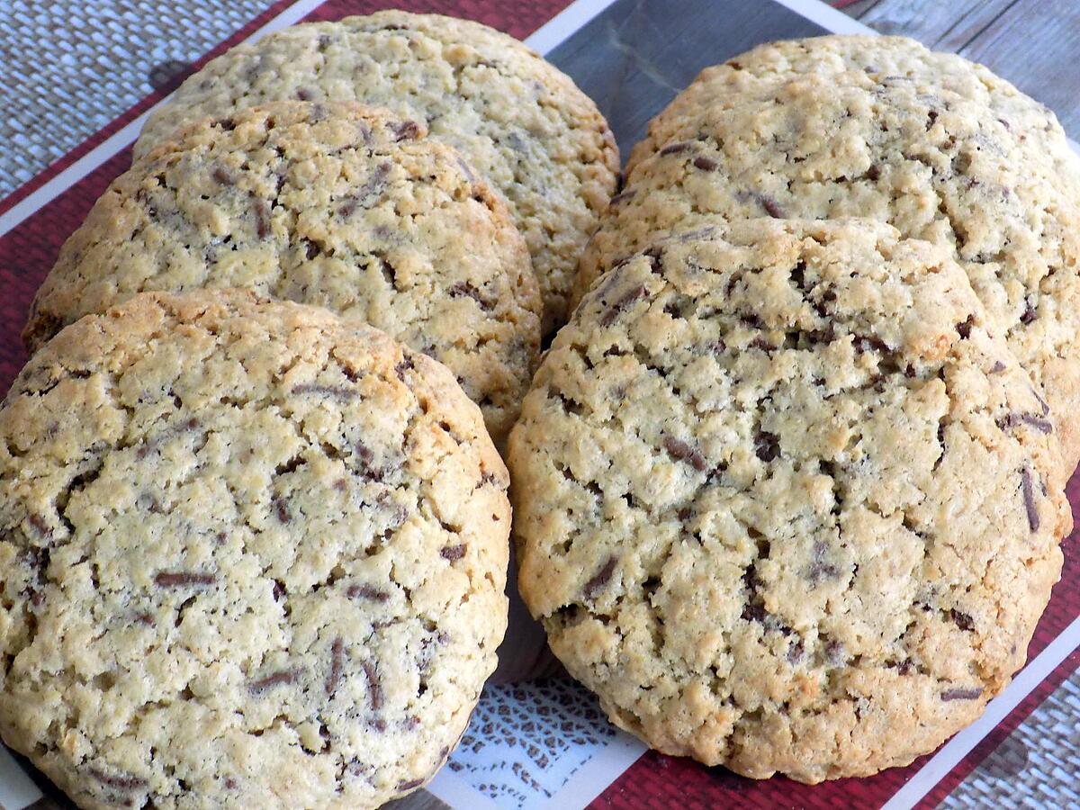 recette Cookies géants coeur praliné