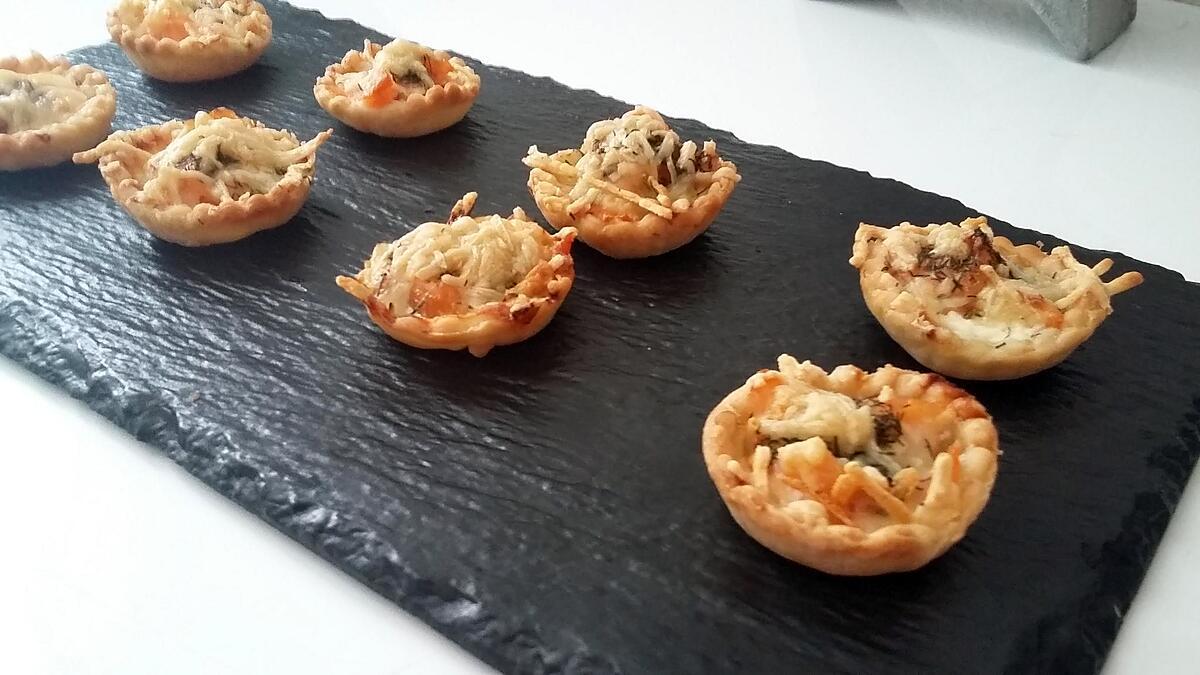 recette Minis tartelettes saumon epinard ricotta