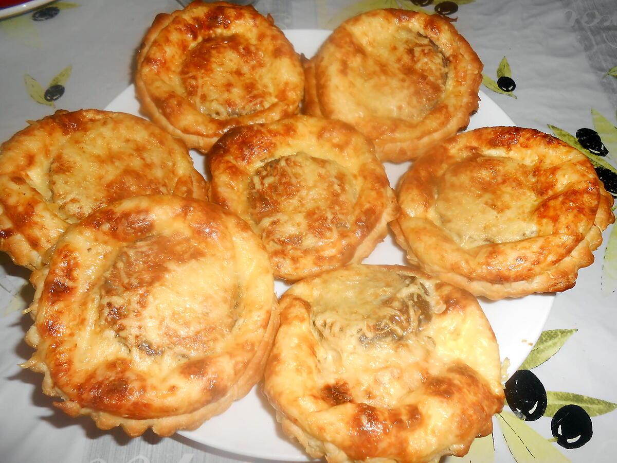 recette TARTELETTES A L'ANDOUILLE BRETONNE