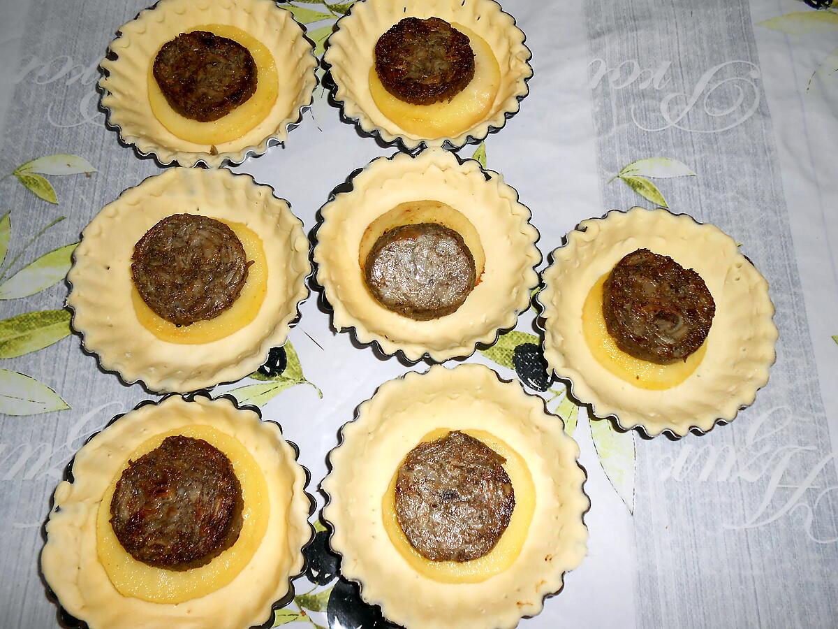 recette TARTELETTES A L'ANDOUILLE BRETONNE