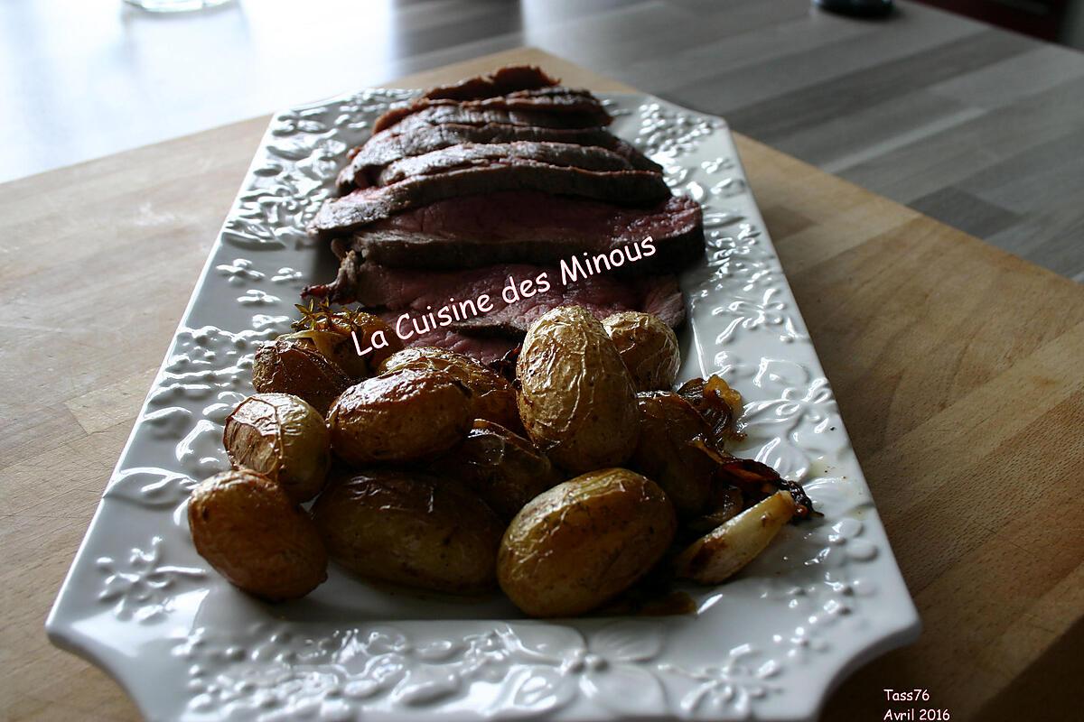 recette Filet de Bœuf aux grenailles confites