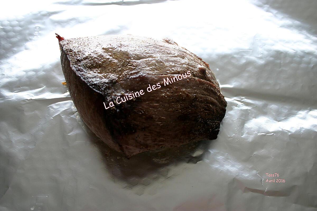 recette Filet de Bœuf aux grenailles confites