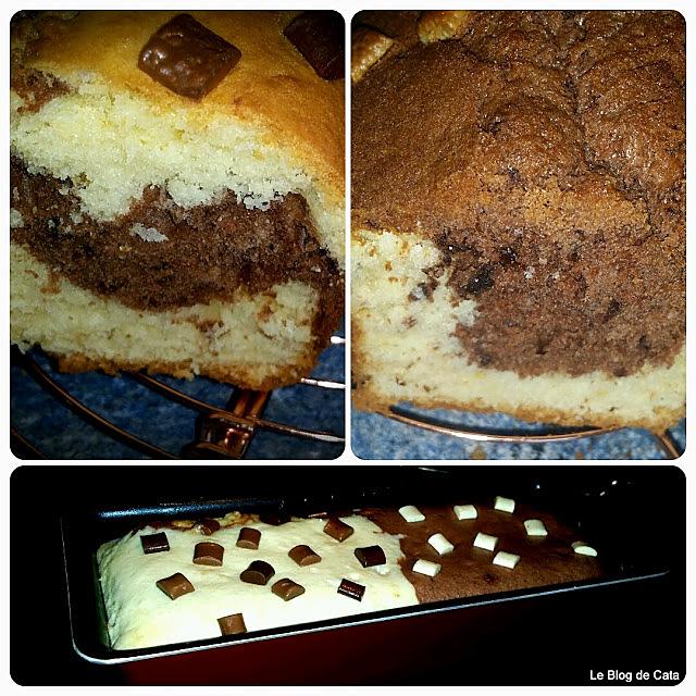 recette The cake marbré