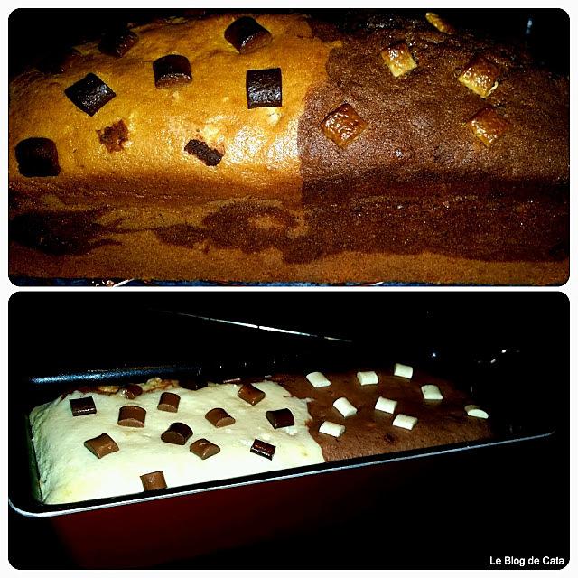 recette The cake marbré