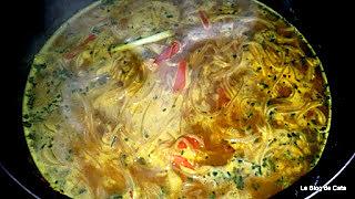 recette Soupe thaïe au citron et aux crevettes