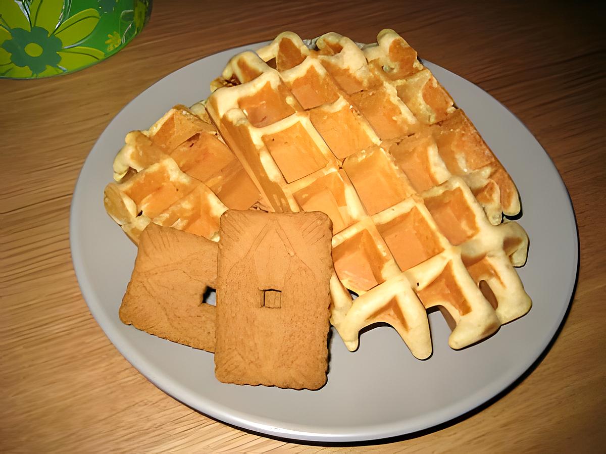 recette Gaufres au spéculoos !!