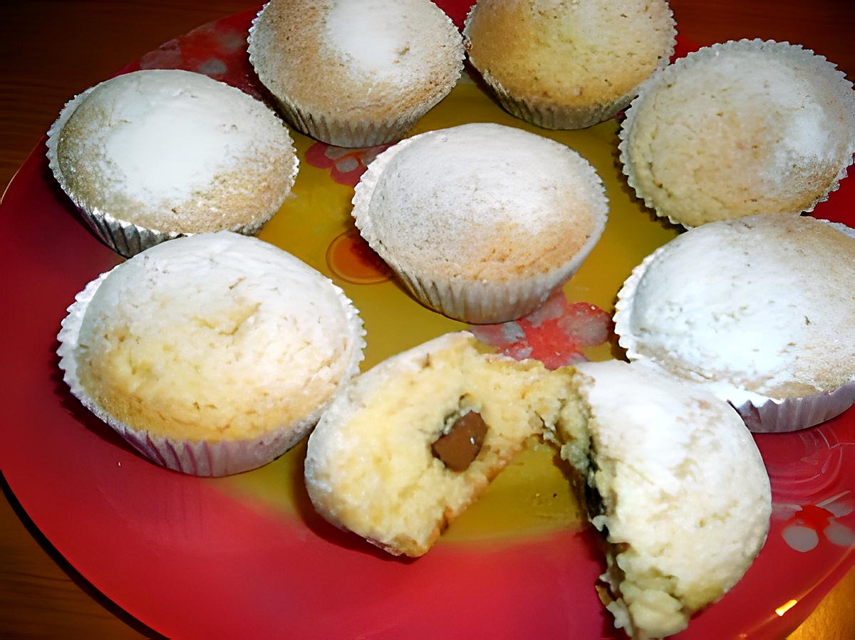 recette Cupcakes cannelle miel fleur d'oranger coeur choco caramel