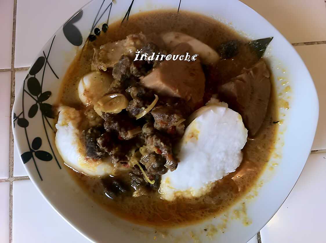 Soupe des Bœufs et des Fruits de Jacquier Spéciale Indonésienne