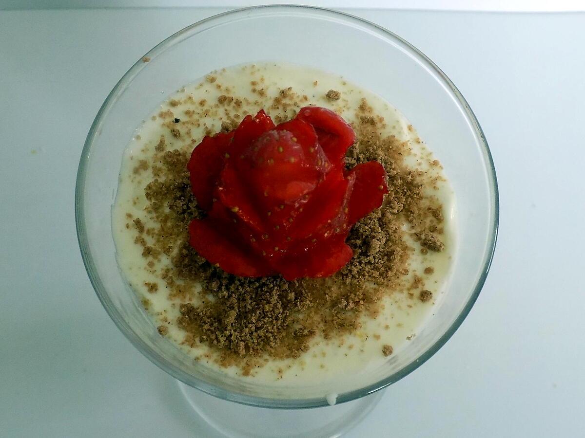 recette Trifle fraise/pistache/noisette Dukan
