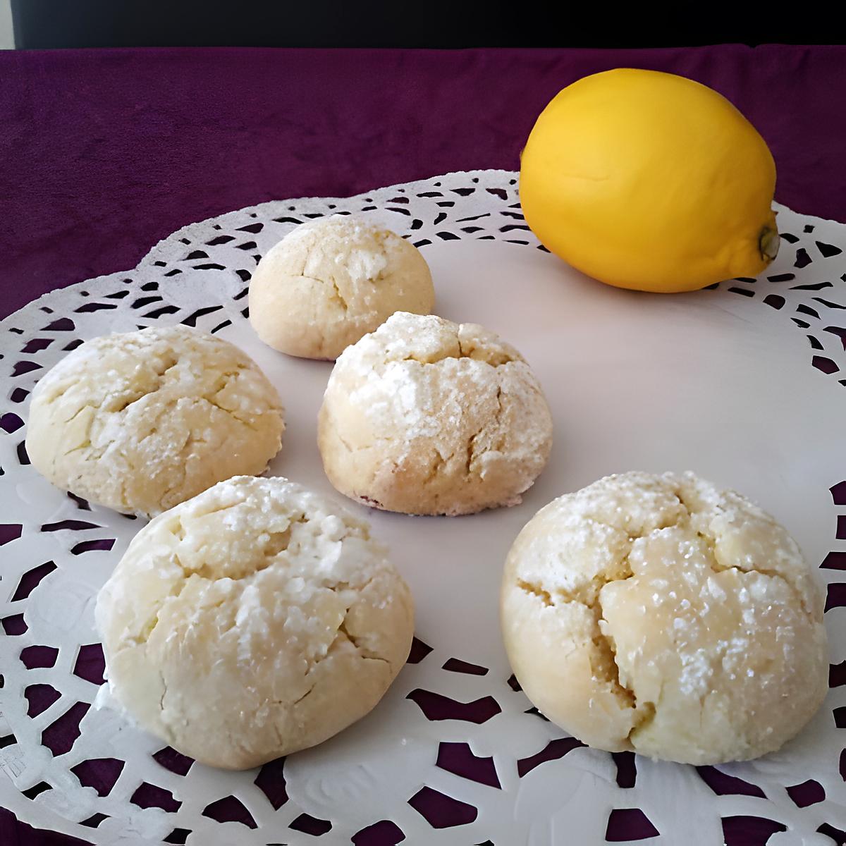 recette Biscuits moelleux au citron