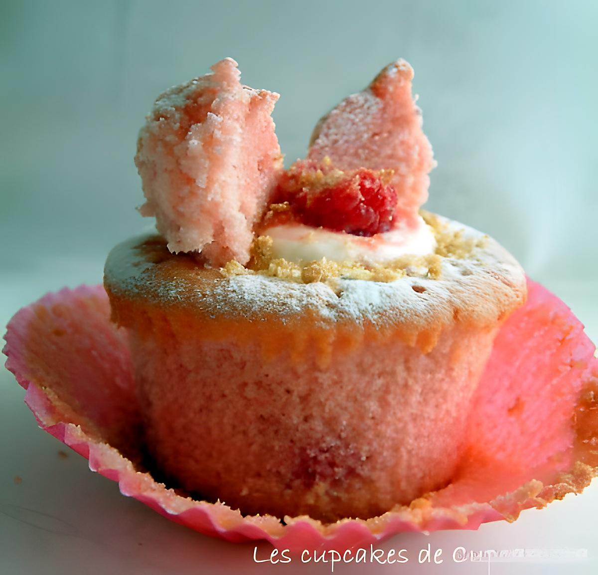 recette Cupcakes Toute Rose Façon Cheesecake à la Framboise