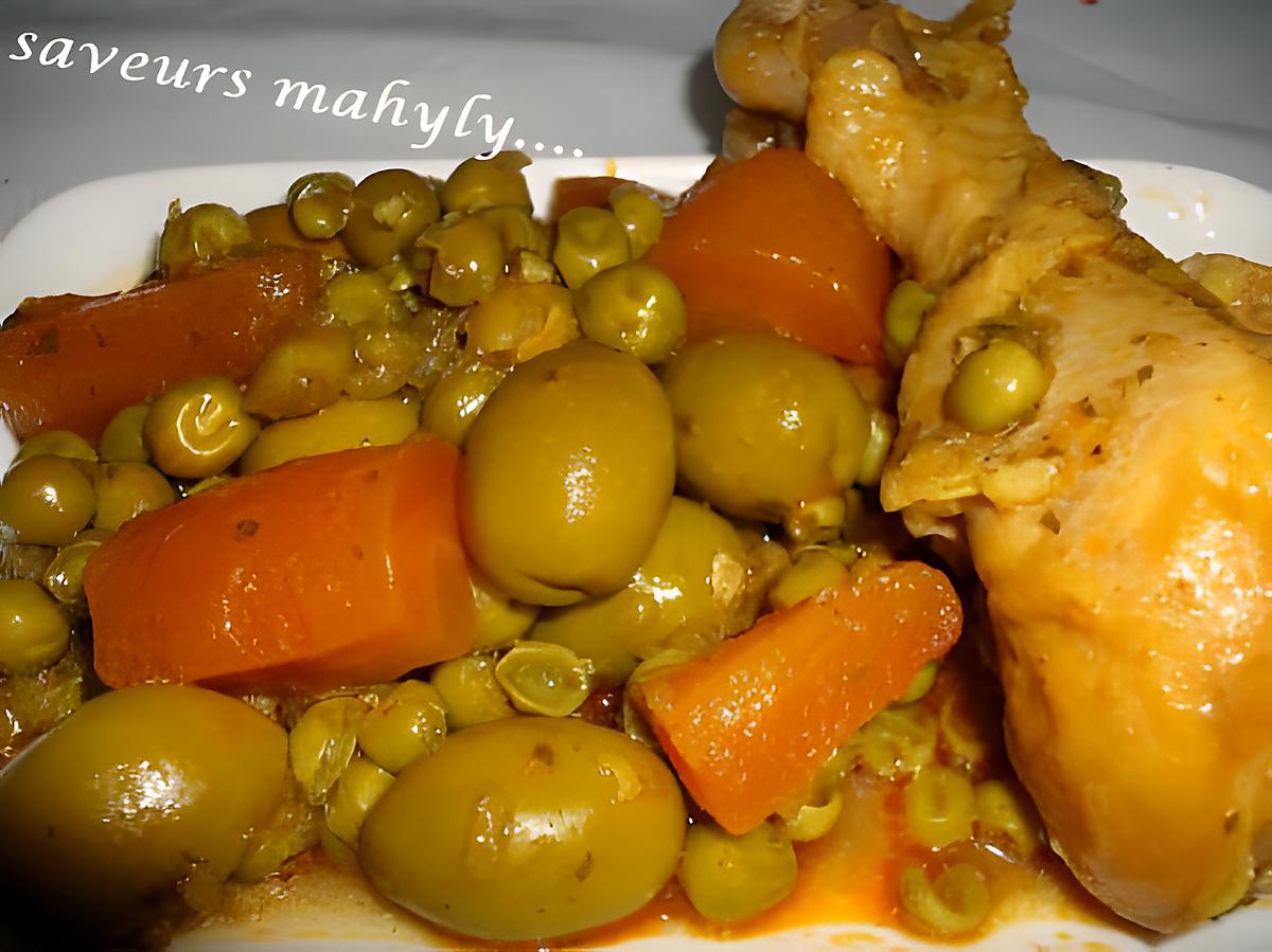 recette tagine de p'tit pois olive