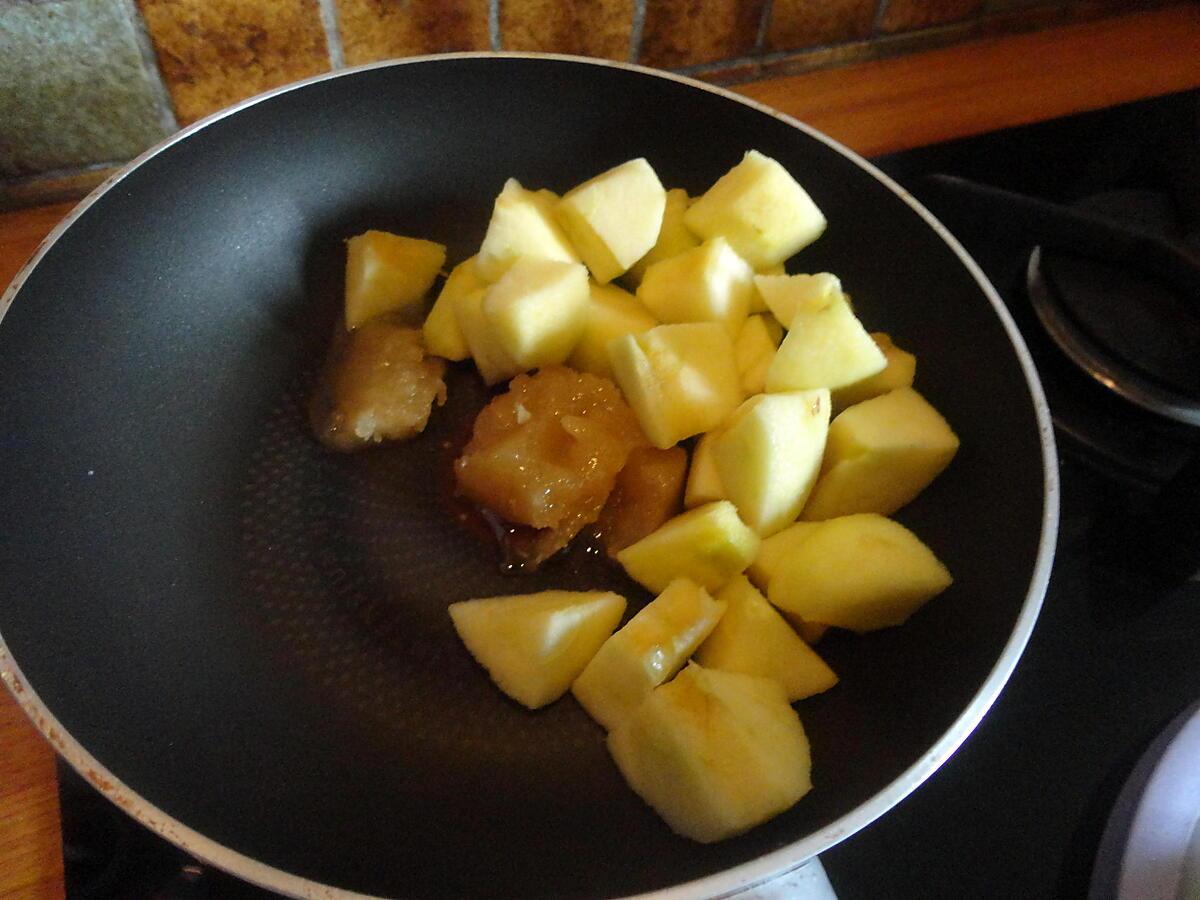 recette verrines de pommes au miel et meringues