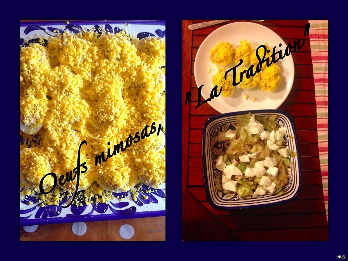 recette Oeufs mimosas (Façon Mamie)