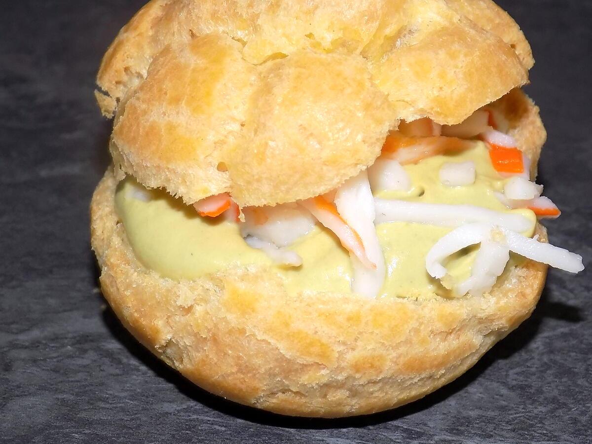 recette Choux avocat surimi