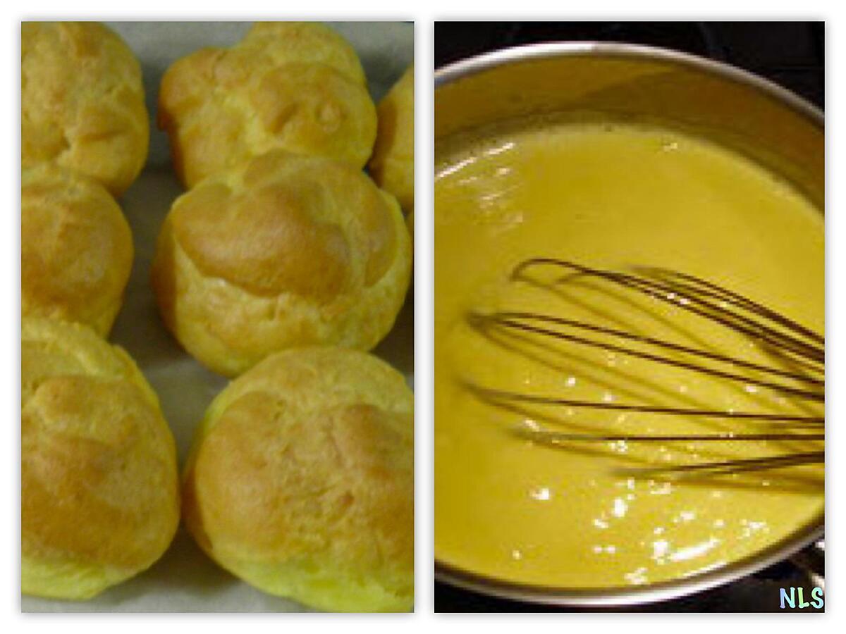 recette Choux à la crème pâtissière