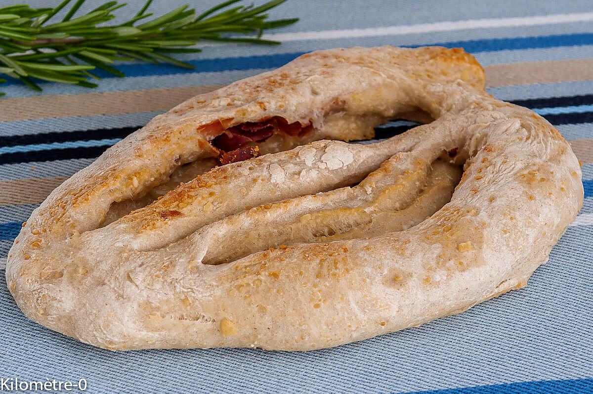 recette Fougasse jambon parmesan