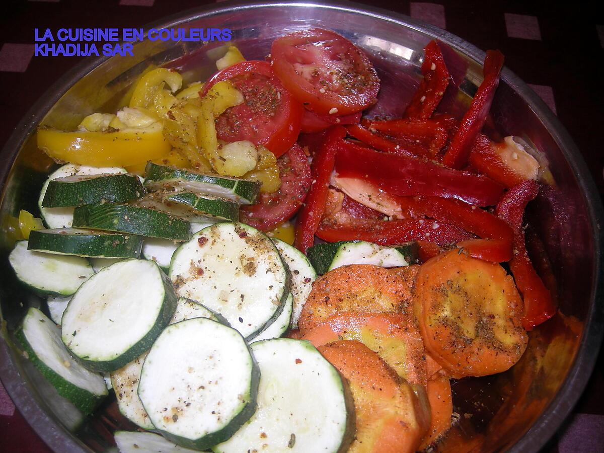 recette Gratin à la viande hachée et aux légumes.