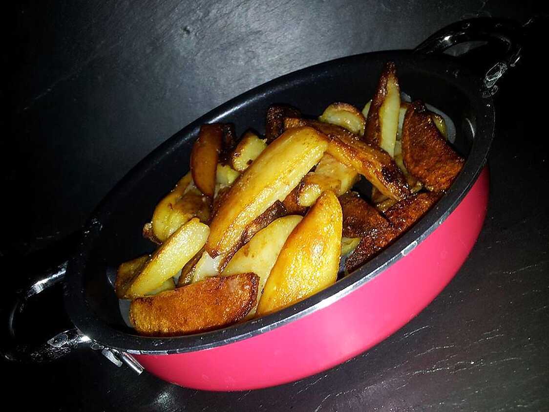 Recette de Frites de pommes de terre sautées cuites à la poêle