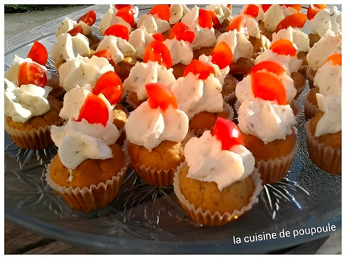 recette Mini cupcakes au pesto au thermomix ou sans