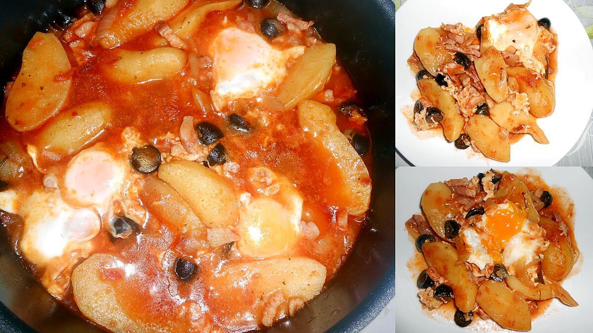 recette RAGOUT DE POMMES DE TERRE AUX OEUFS