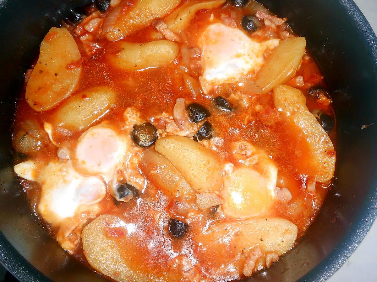 recette RAGOUT DE POMMES DE TERRE AUX OEUFS