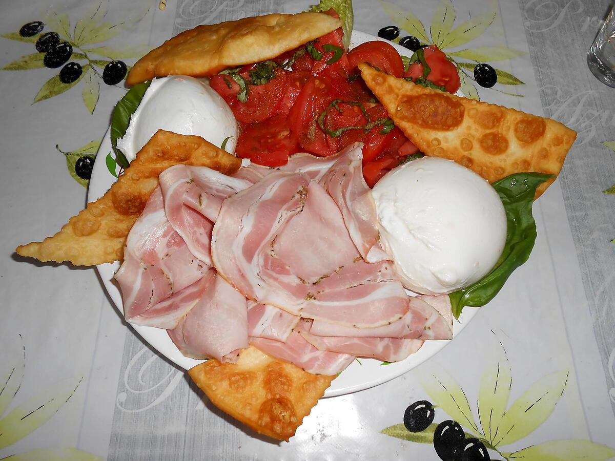 recette ASSIETTE DU SOIR A L'ITALIENNE