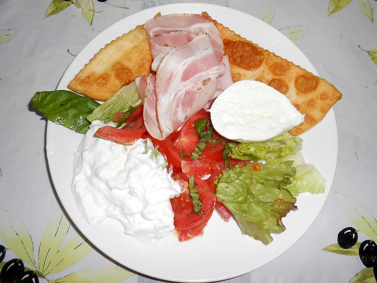 recette ASSIETTE DU SOIR A L'ITALIENNE