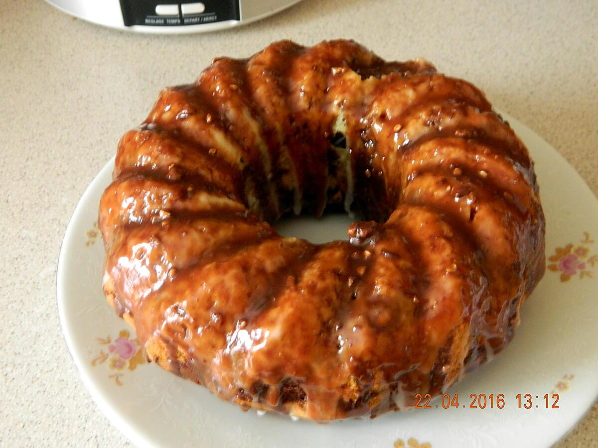 recette Bundt cake marbré rhum