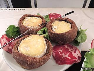 recette Fondue de camembert dans son pain maison