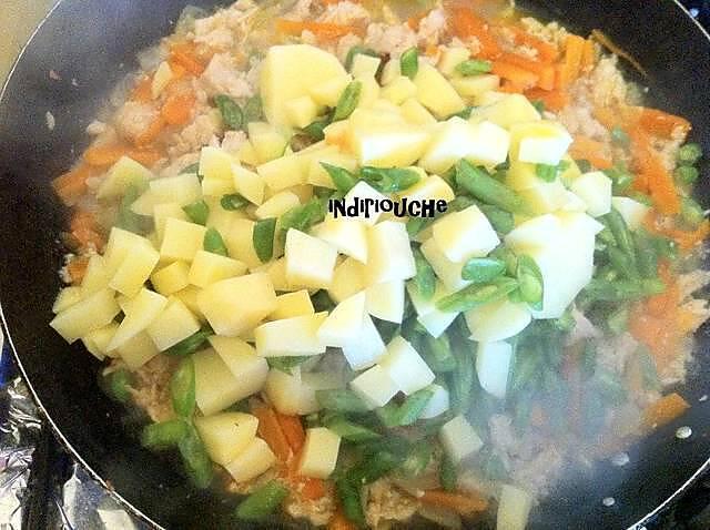 recette Rissolés de Légumes Farci à l'Indonésienne