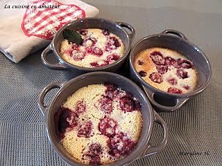 recette Gratin sucré aux framboises