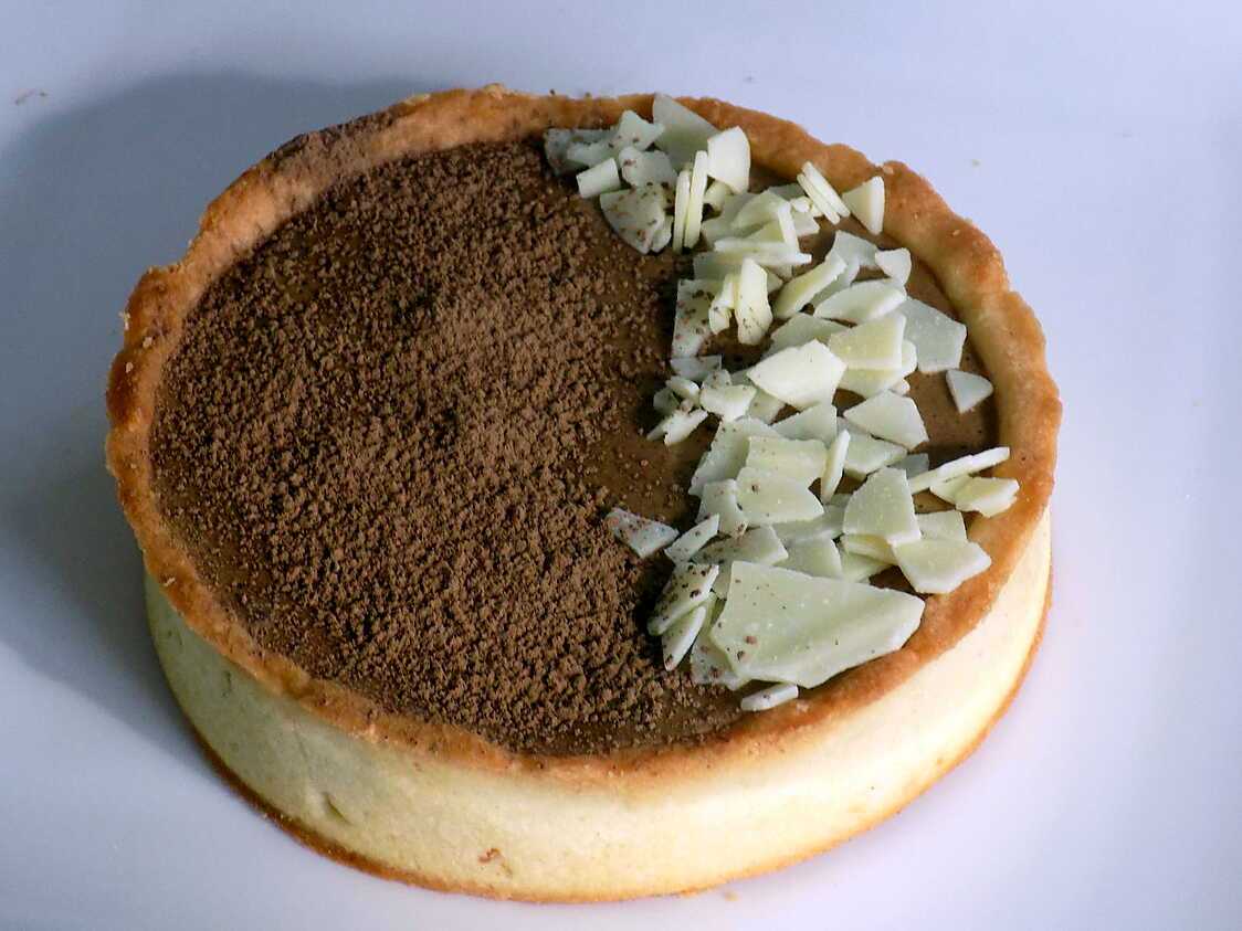 Recette de Tarte Caramel beurre salé /chocolat au lait