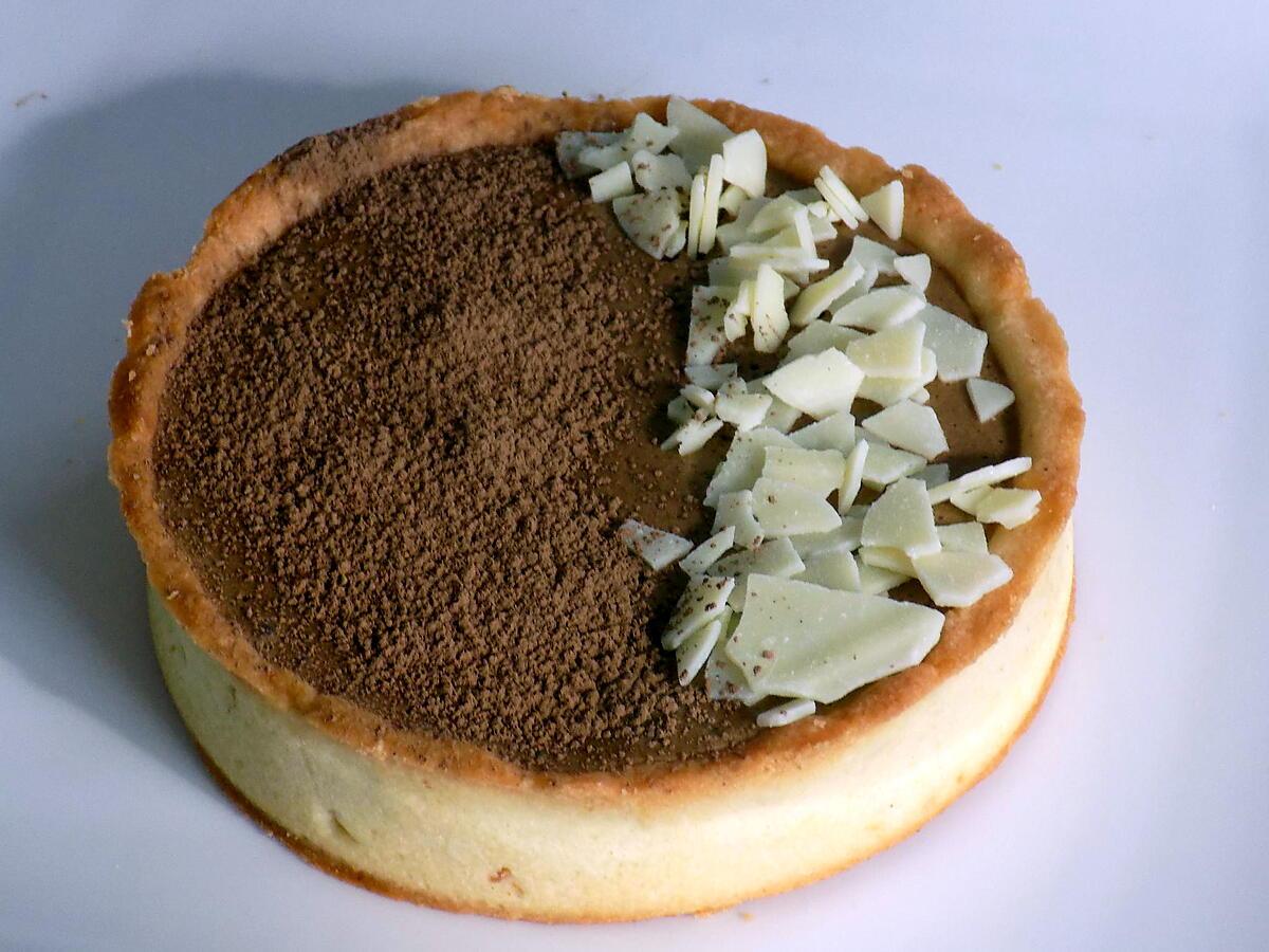 recette Tarte Caramel beurre salé /chocolat au lait