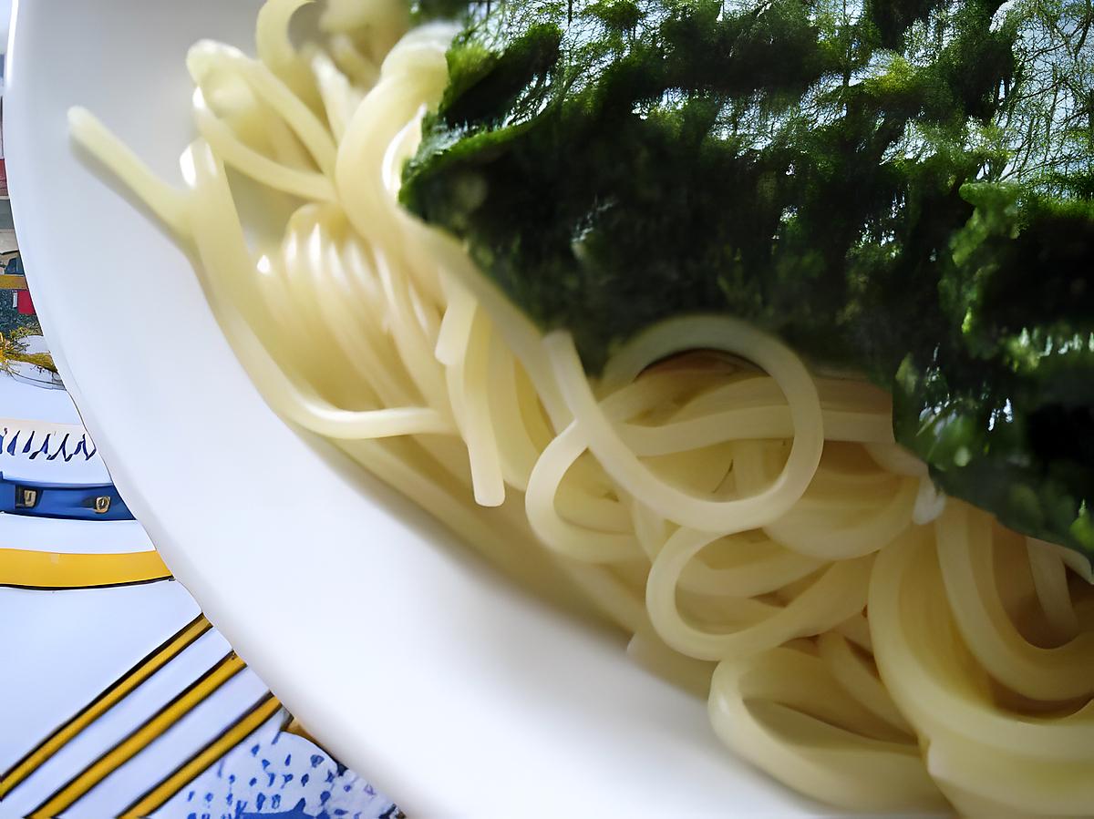 recette Capelini  di sugo al spinaci