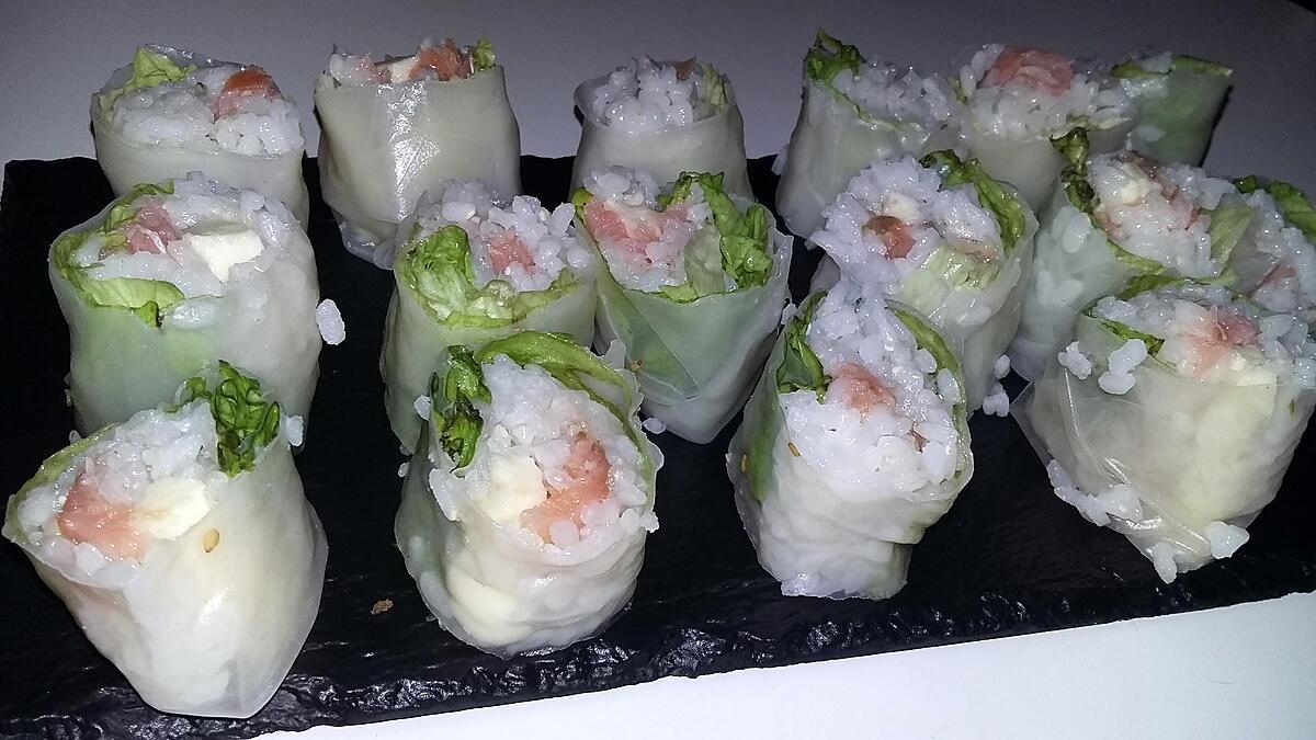 recette Sushis de printemps